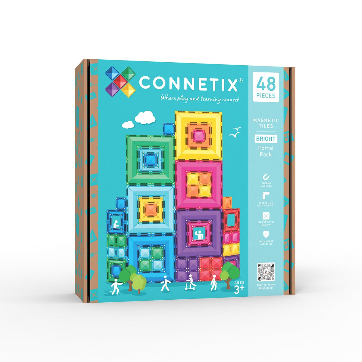 Connetix Bright Portal Pack 48pc