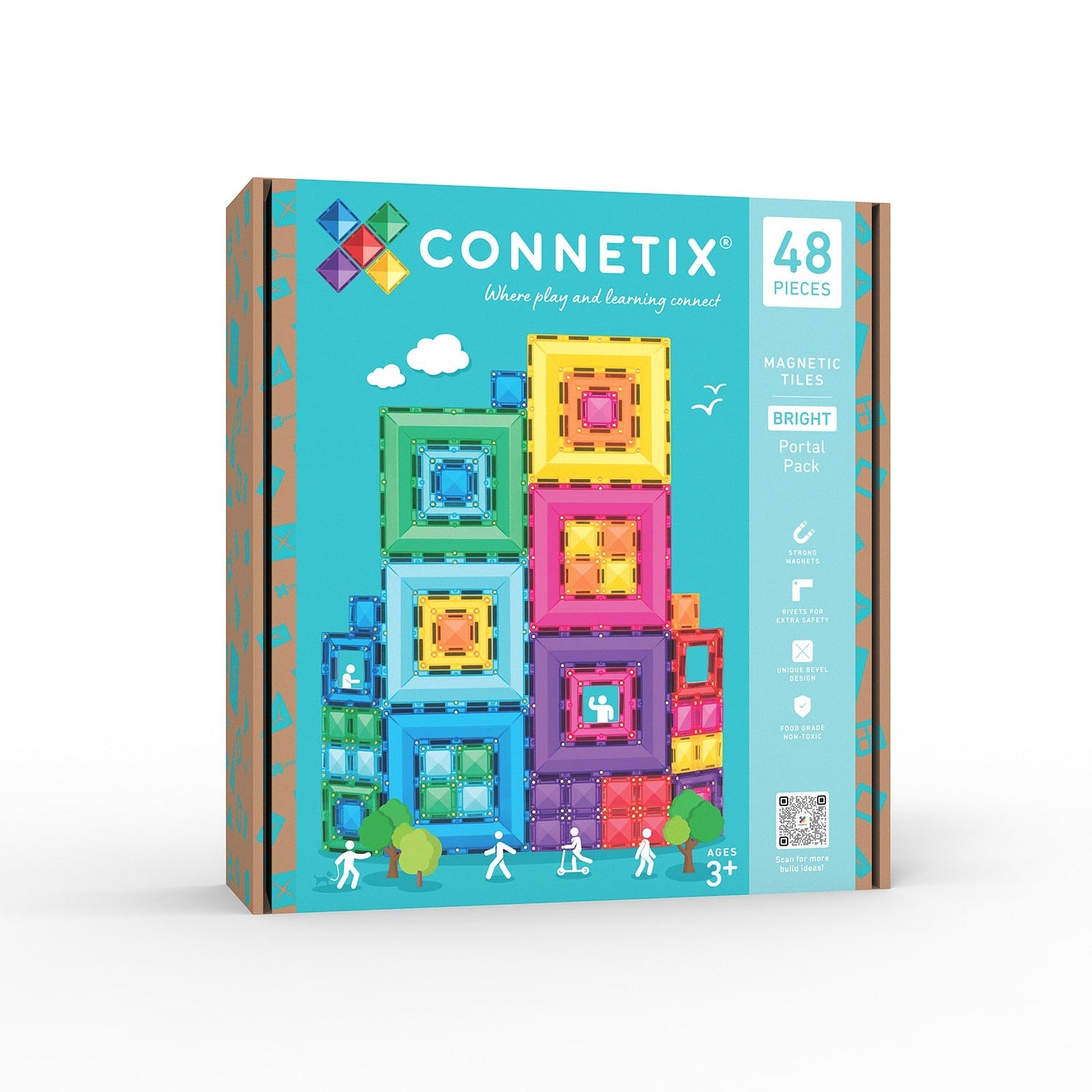 Connetix Bright Portal Pack 48pc
