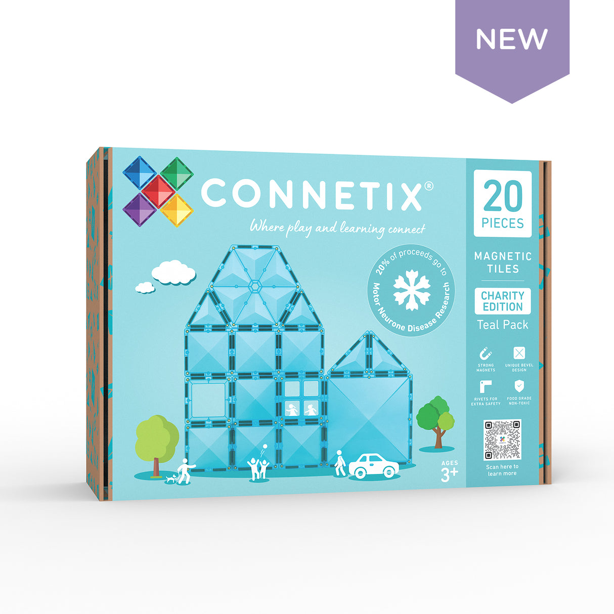 Connetix Charity Pack Teal 20pc