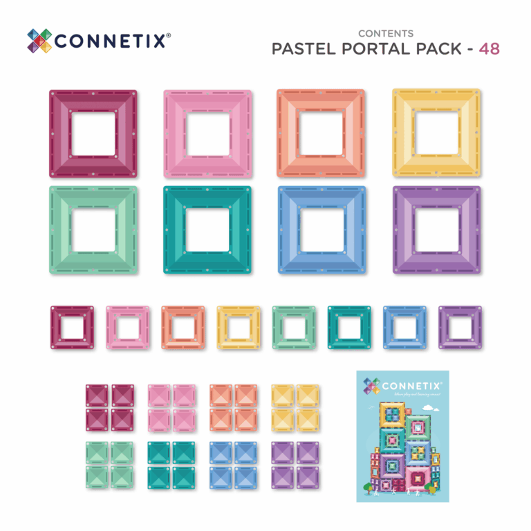 Connetix Pastel Portal 48 pc