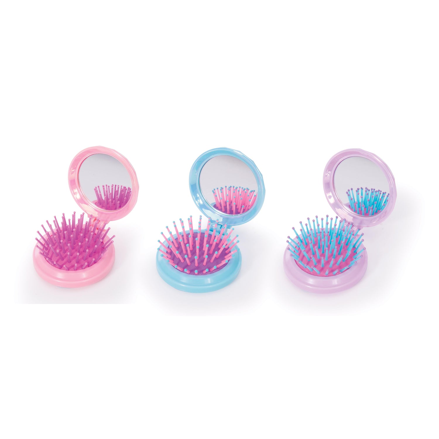 isGift Jewel Compact Hairbrush & Mirror