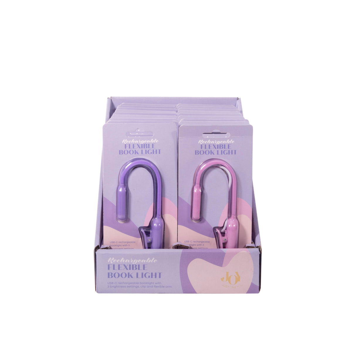 Flexi Clip On Rechargeable Book Light - Assorted