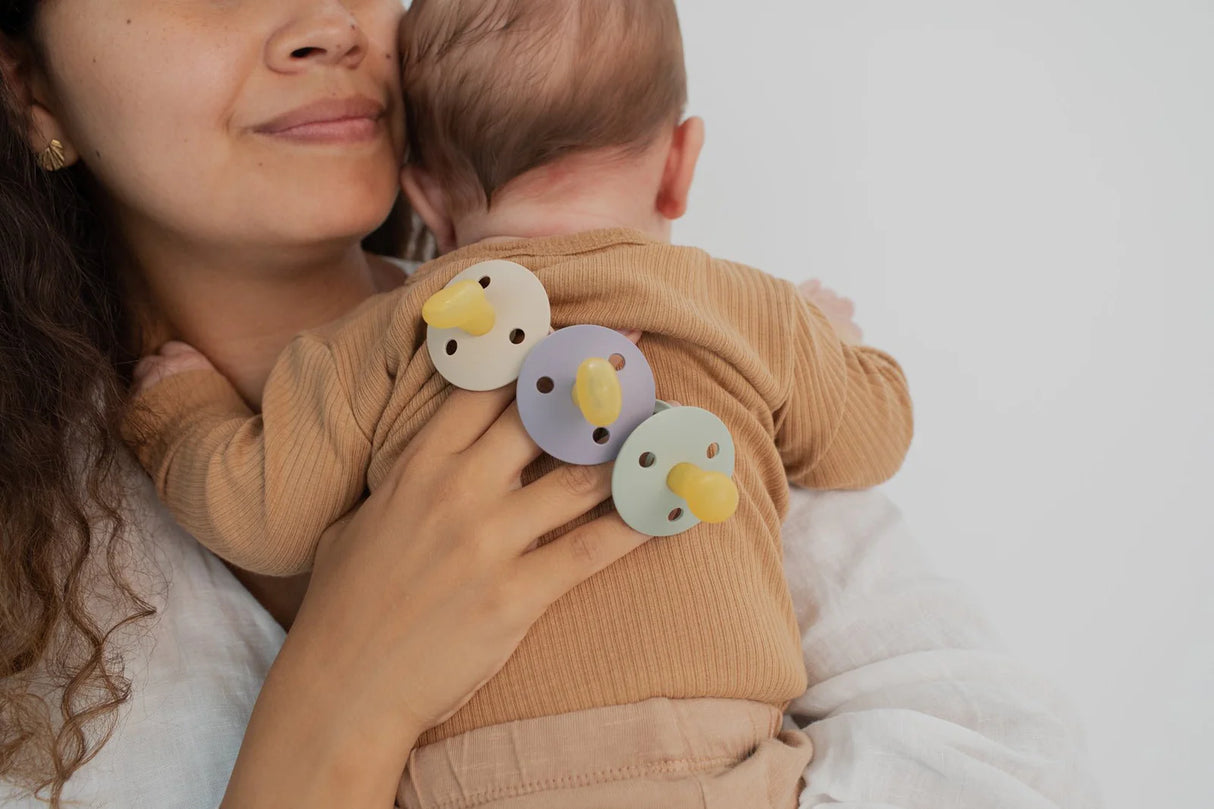 BIBS Pacifier Anatomical - Ivory/Sage
