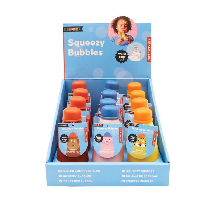 Kikkerland Kidoki Squeezy Bubbles