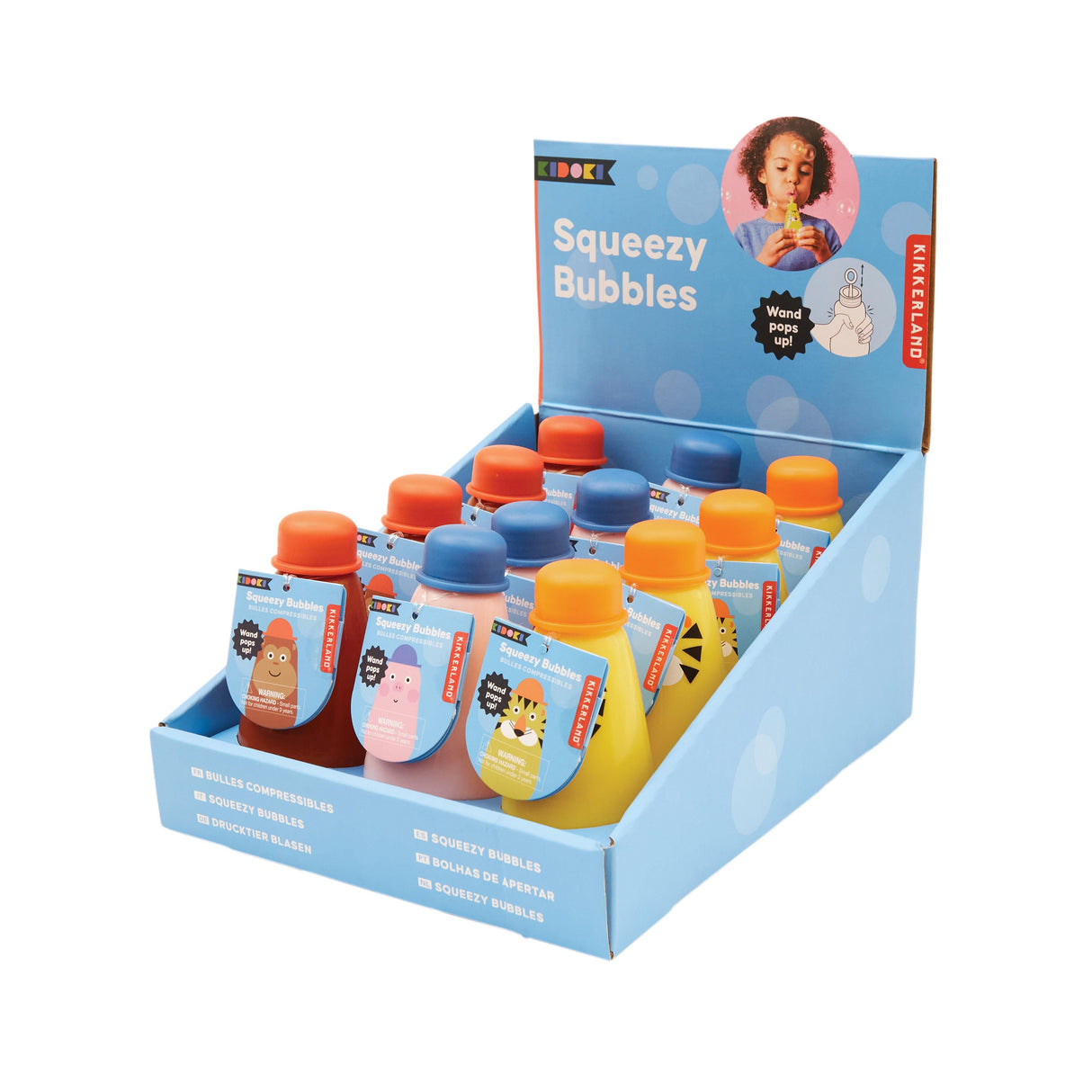 Kikkerland Kidoki Squeezy Bubbles