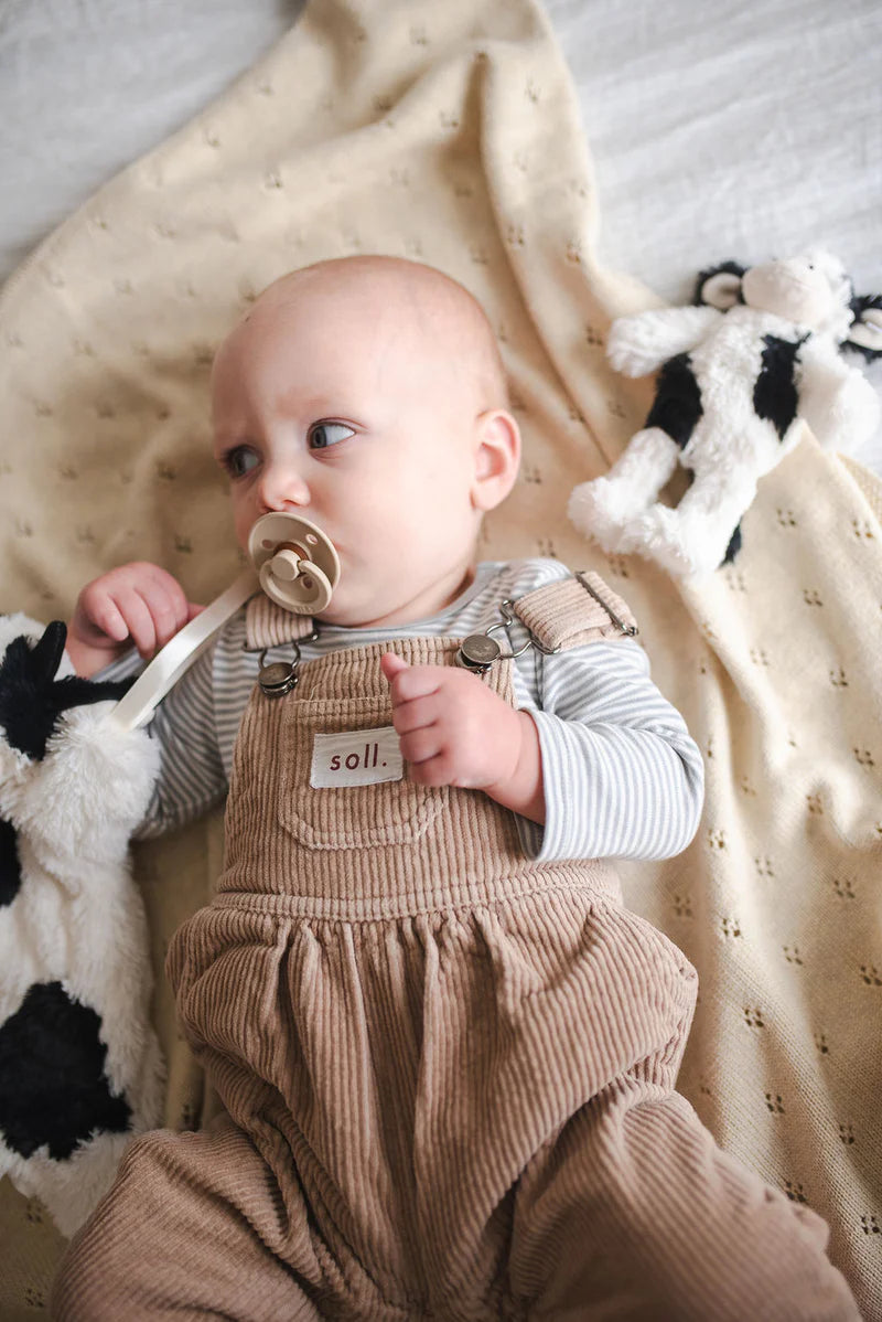 Nana Huchy Clover the Cow Rattle - Black