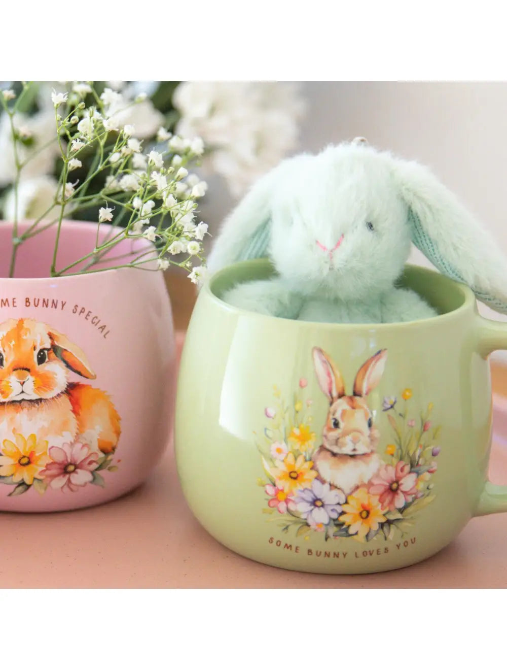 Mary Meyer Soft Bunny Bag Charm - Sage