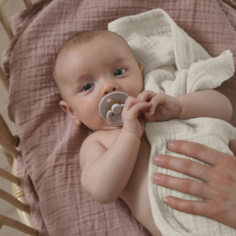 Bibs Muslin Swaddle - Ivory