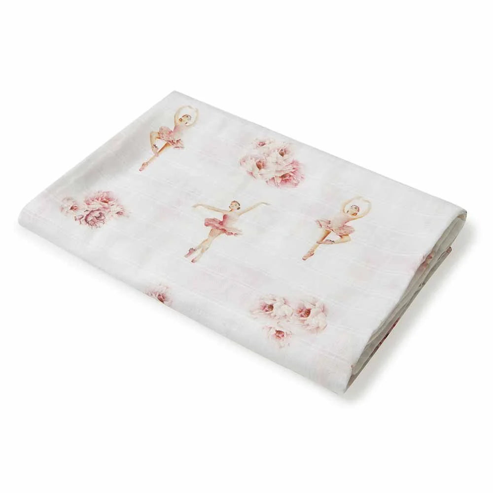 Snuggle Hunny Organic Muslin Wrap - Ballerina
