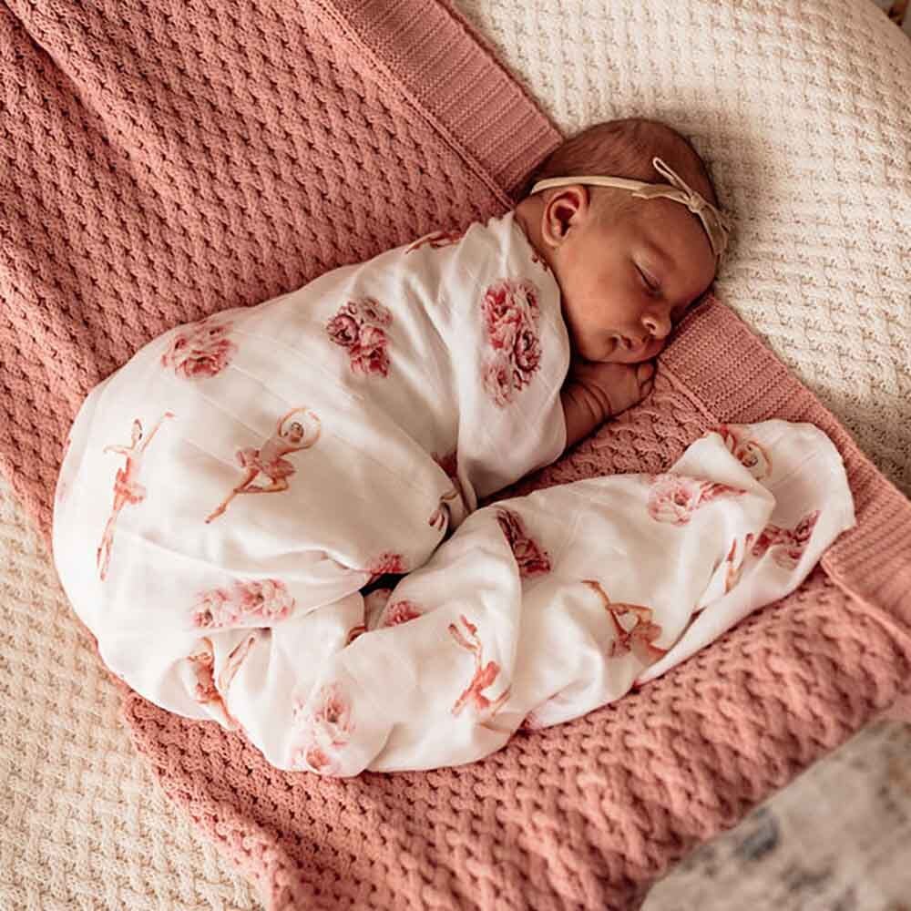 Snuggle Hunny Organic Muslin Wrap - Ballerina