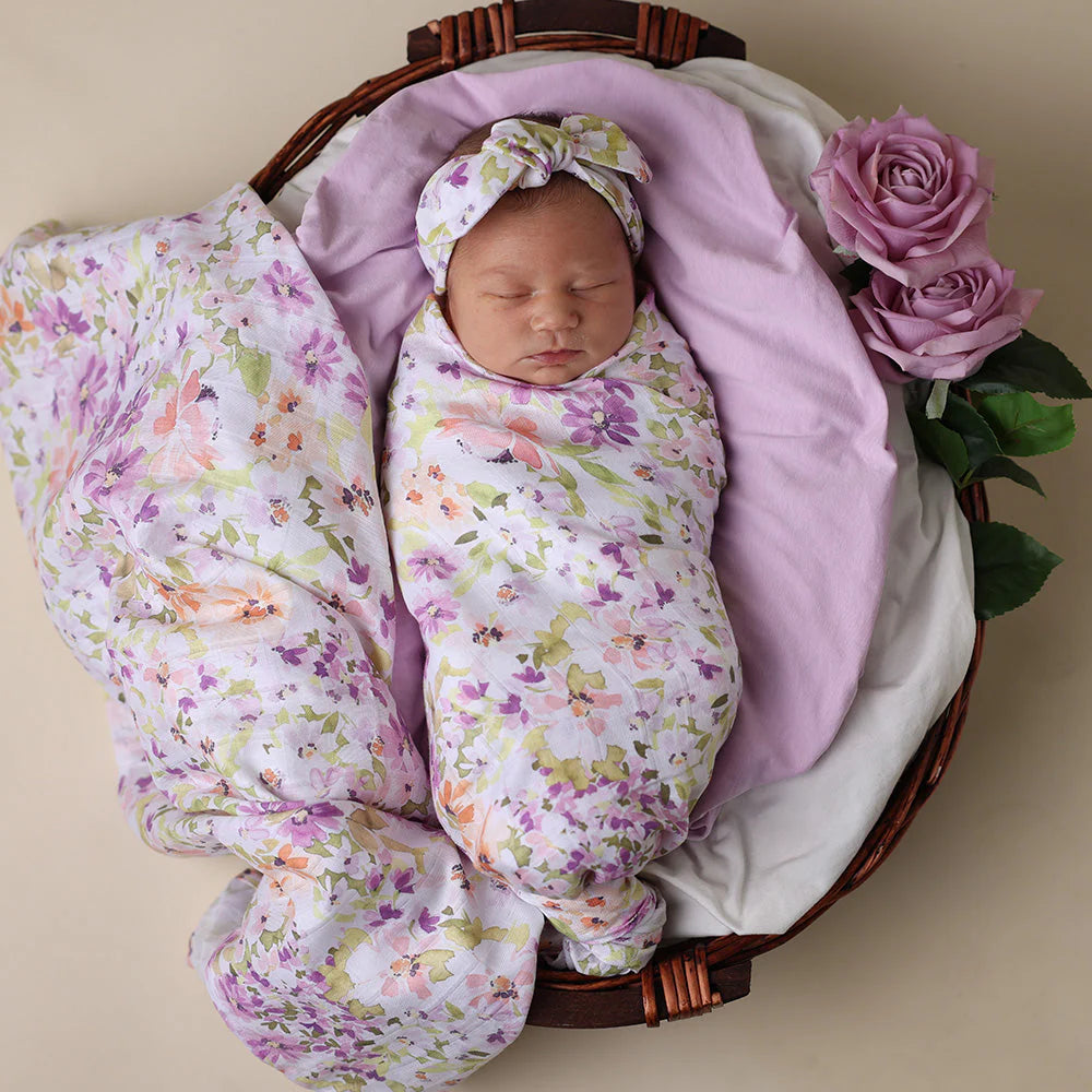 Snuggle Hunny Muslin Wrap - Isla