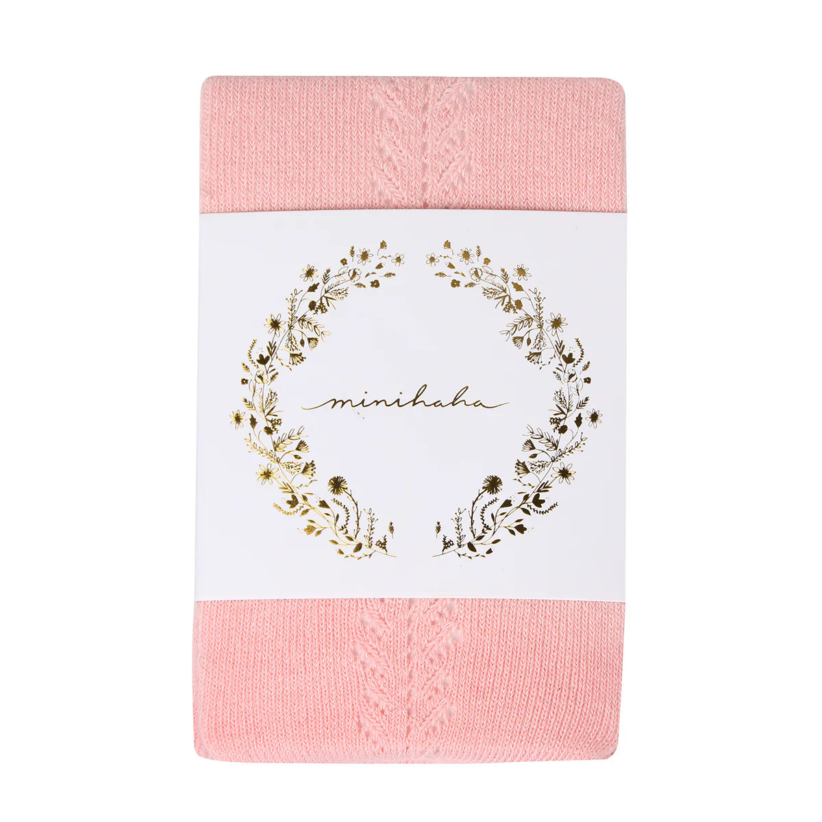 Minihaha Blush Open Work Tights