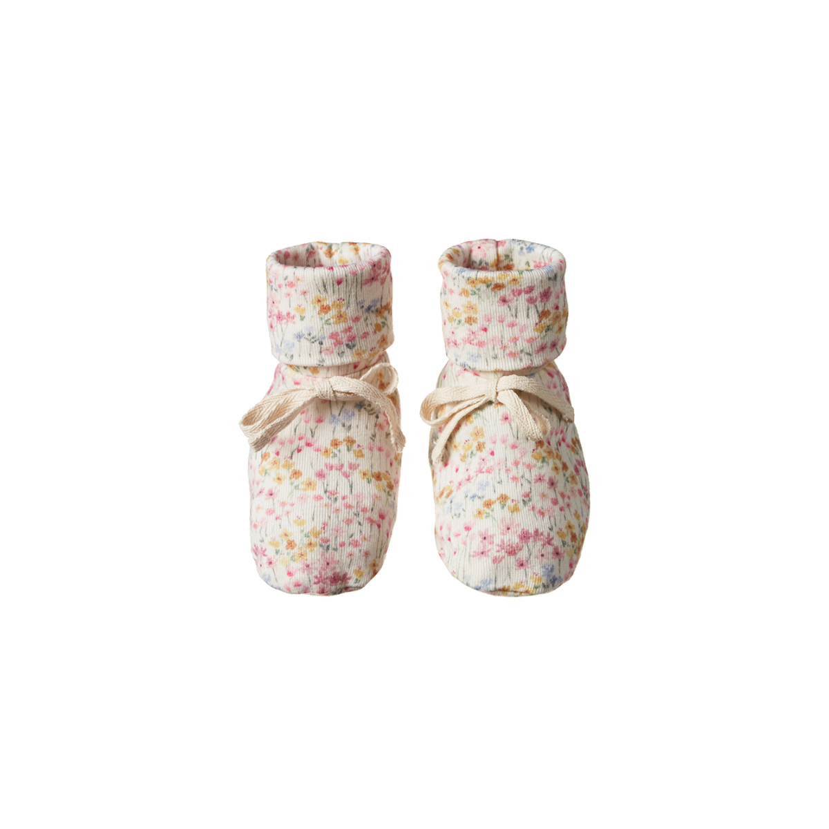 Nature Baby Cotton Booties - Wildflower Mountain