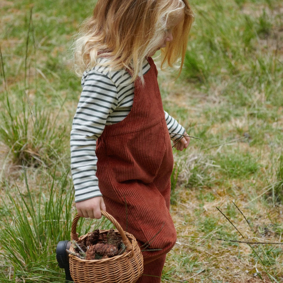 Nature Baby Tallie Overalls Spice