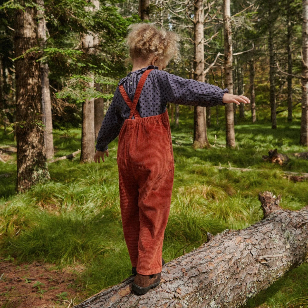 Nature Baby Tallie Overalls Spice