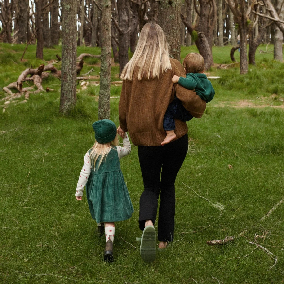 Nature Baby Amelia Pinafore - Pine