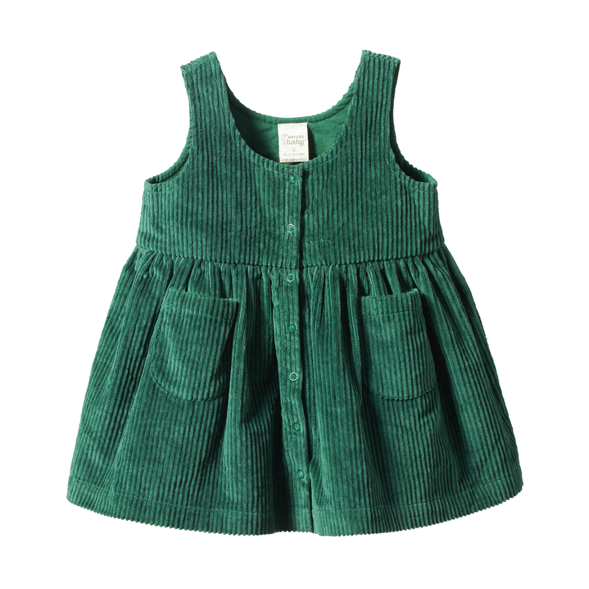 Nature Baby Amelia Pinafore - Pine