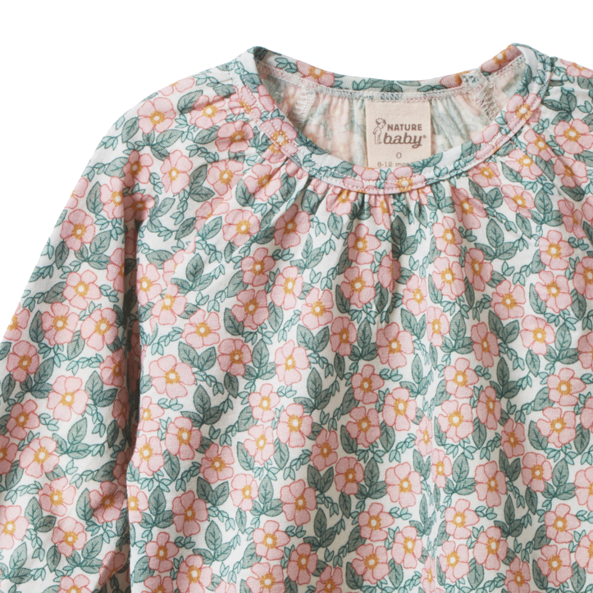 Nature Baby Gretel Top - Garland Print