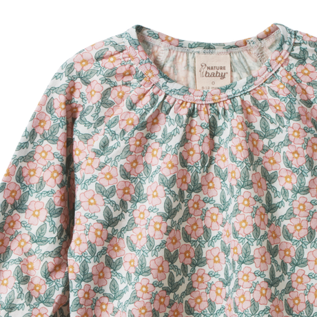 Nature Baby Gretel Top - Garland Print