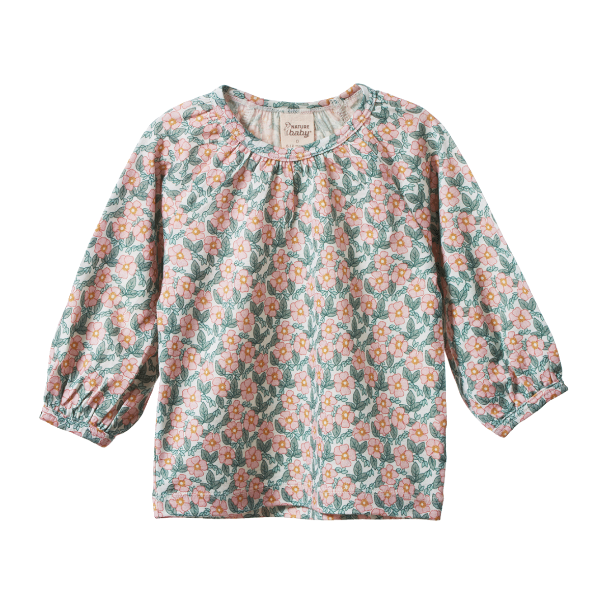 Nature Baby Gretel Top - Garland Print