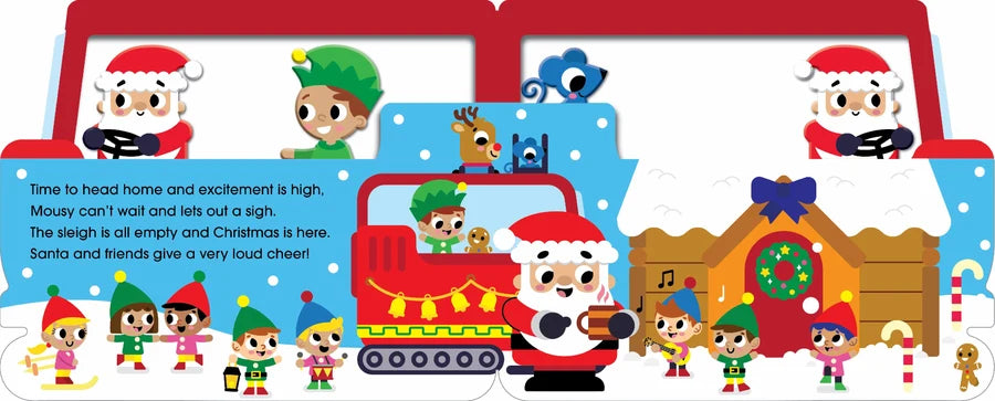 Shaped Board Book - Santa's Sleigh Ride