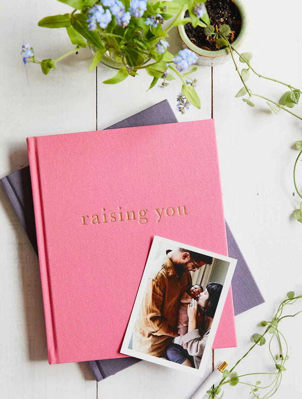 Write To Me - Raising You, Letters to My Baby - Rose Pink