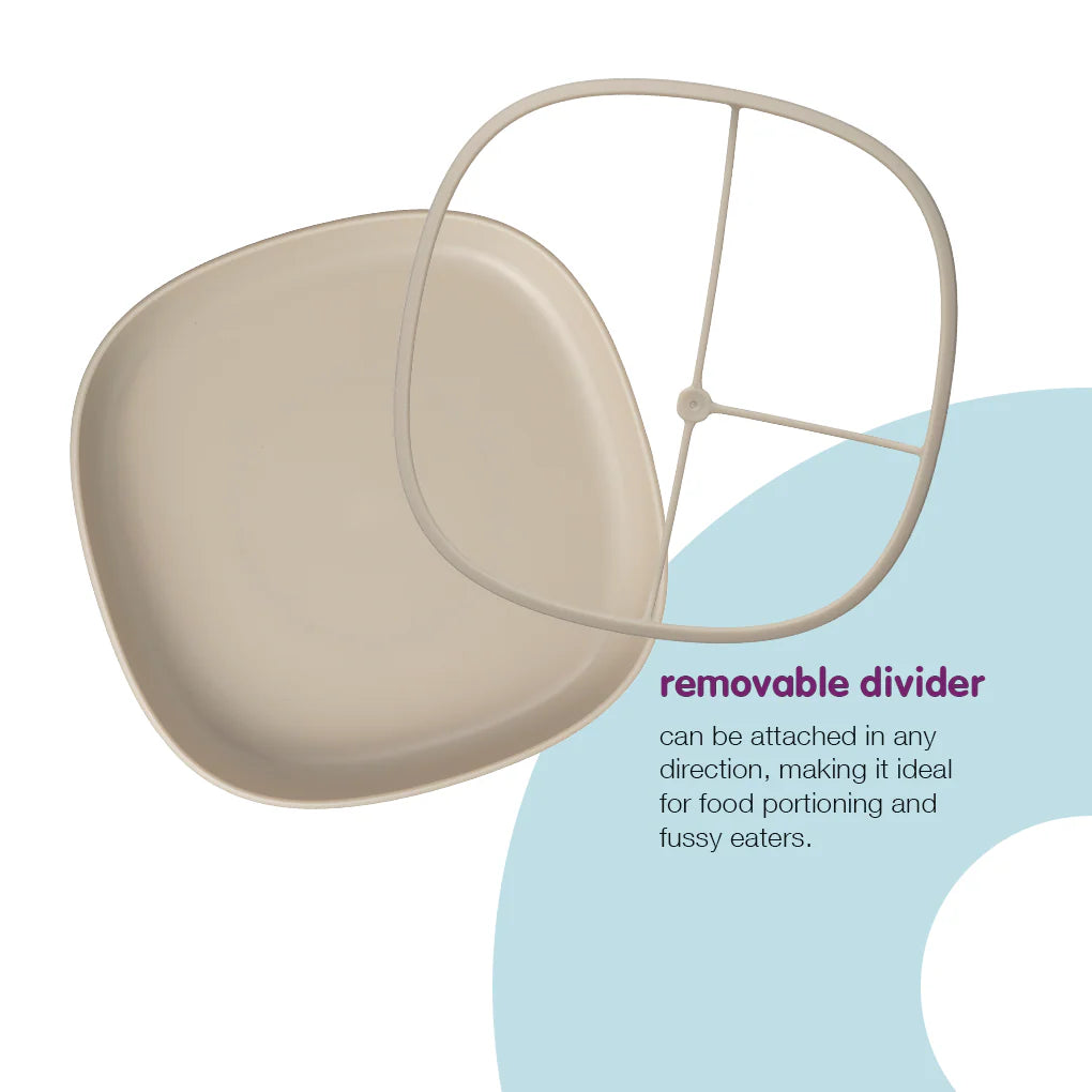 b.box 2 in 1 Suction Plate - Latte