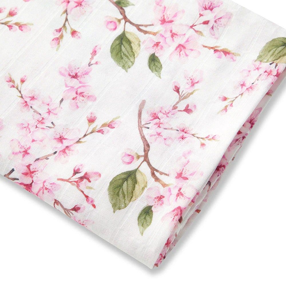 Snuggle Hunny Muslin Wrap - Cherry Blossom