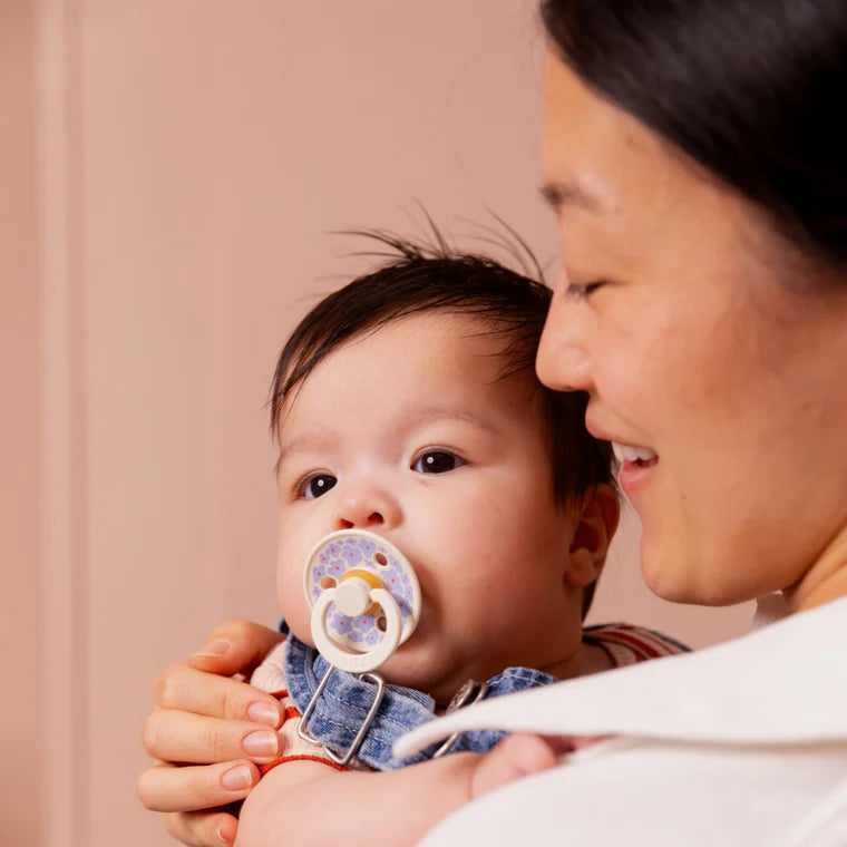 BIBS Pacifier Studio Collection - Pin Ivory Steel Blue