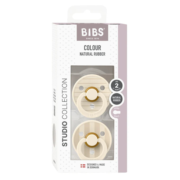 BIBS Pacifier Studio Collection - Pin Ivory Vanilla