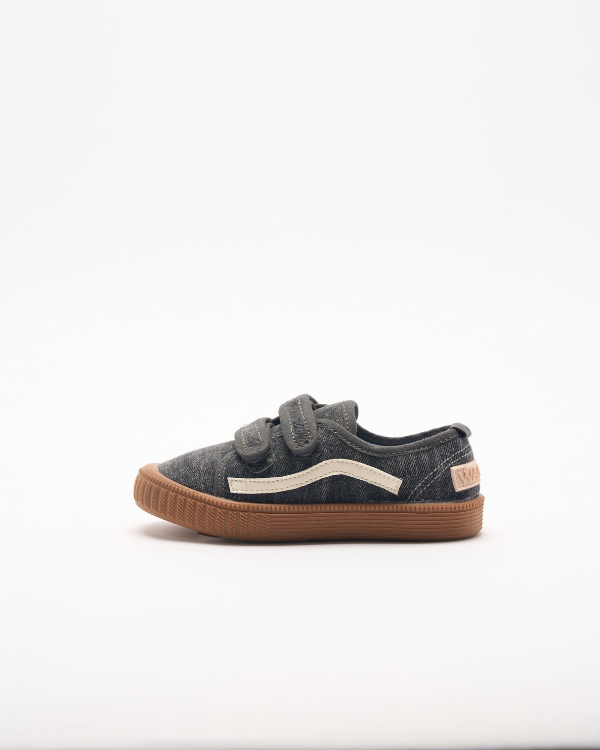 Walnut Ben Canvas - Charcoal Denim