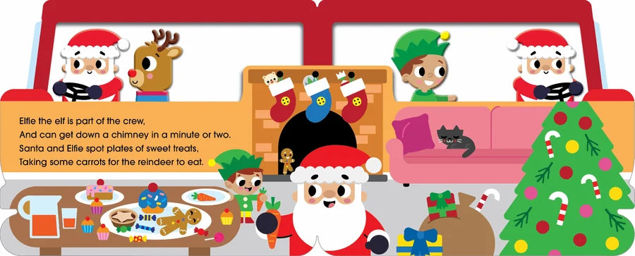 Shaped Board Book - Santa's Sleigh Ride