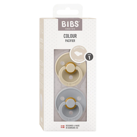 BIBS Pacifier Anatomical - Vanilla/Cloud