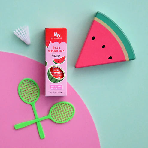 No Nasties Natural Kids Lip Gloss Juicy Watermelon