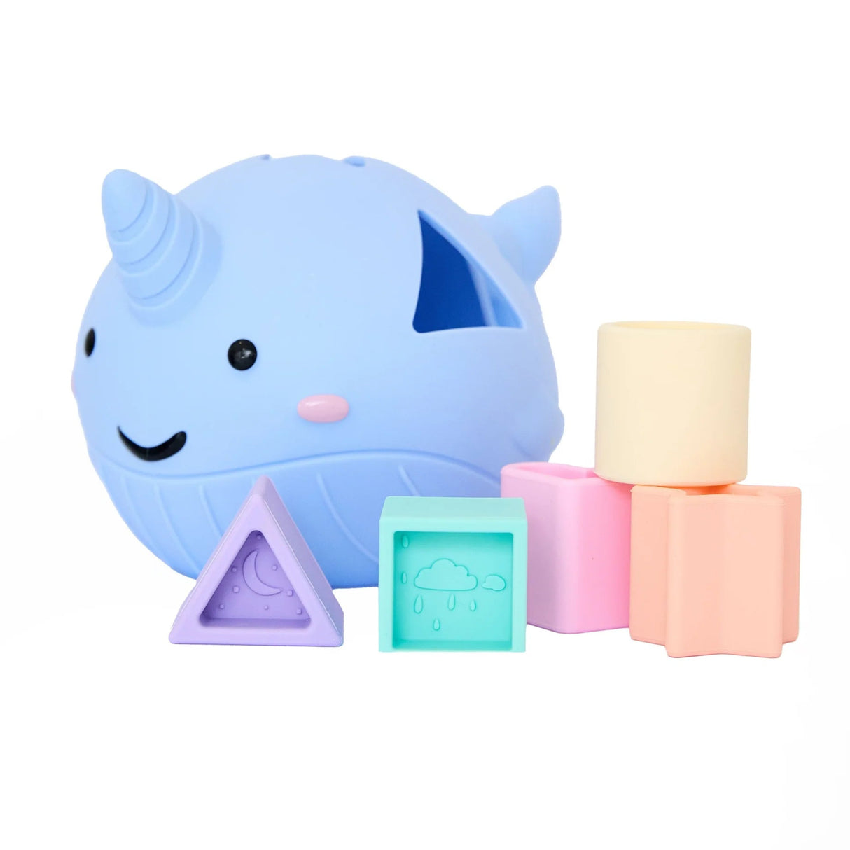 Jellystone Narwhal Shape Sorter - Pastel