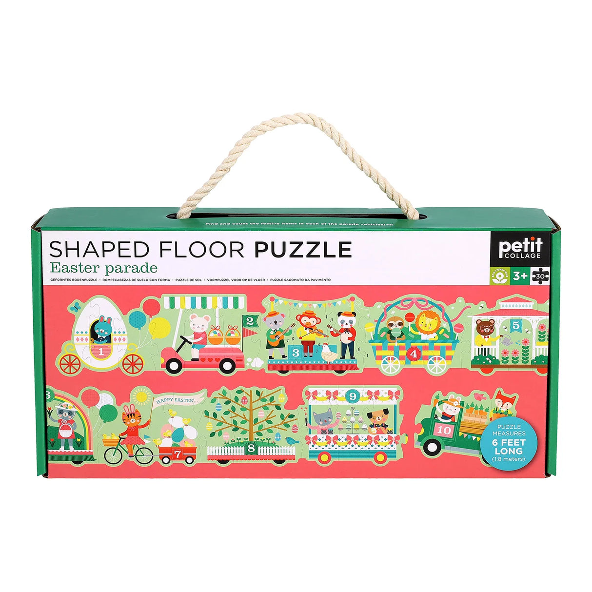 Petit Collage Easter Parade Shaped Floor Puzzle - 30pc