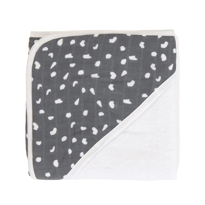 Hooded Bath Towel - Charcoal
