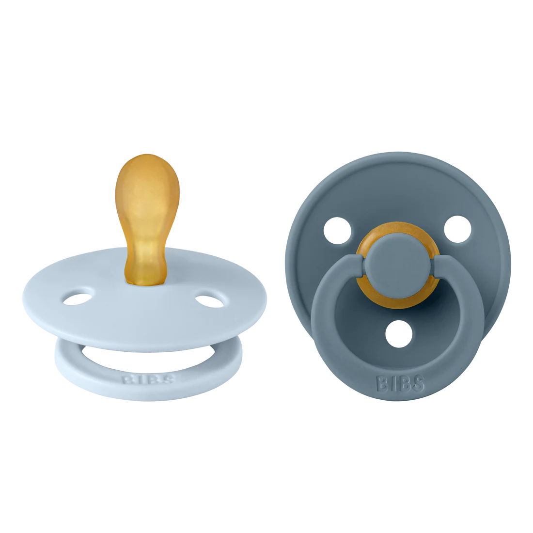 BIBS Pacifier Symmetrical - Baby Blue/Petrol