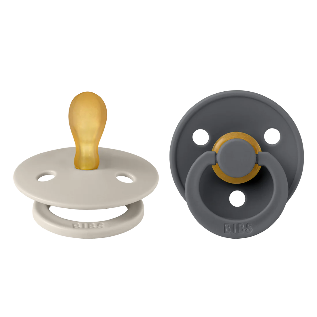 BIBS Pacifier Symmetrical - Sand/Iron