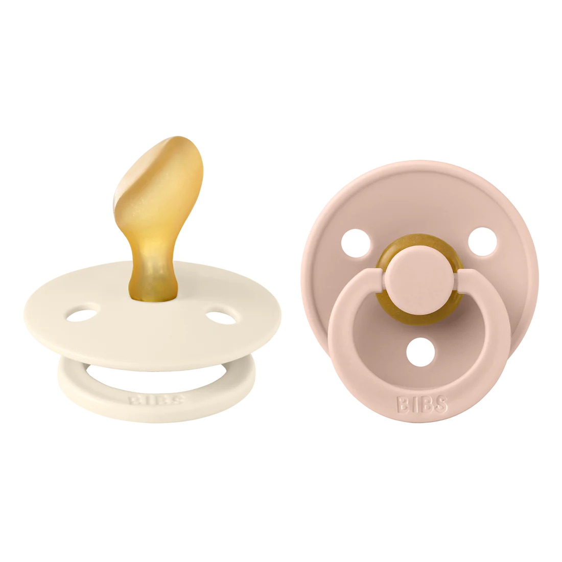 BIBS Pacifier Anatomical - Ivory/Blush