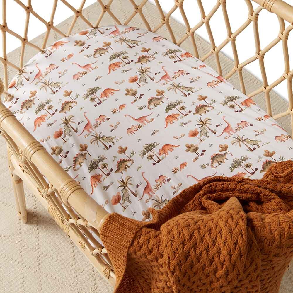 Snuggle Hunny Dino Bassinet Sheet