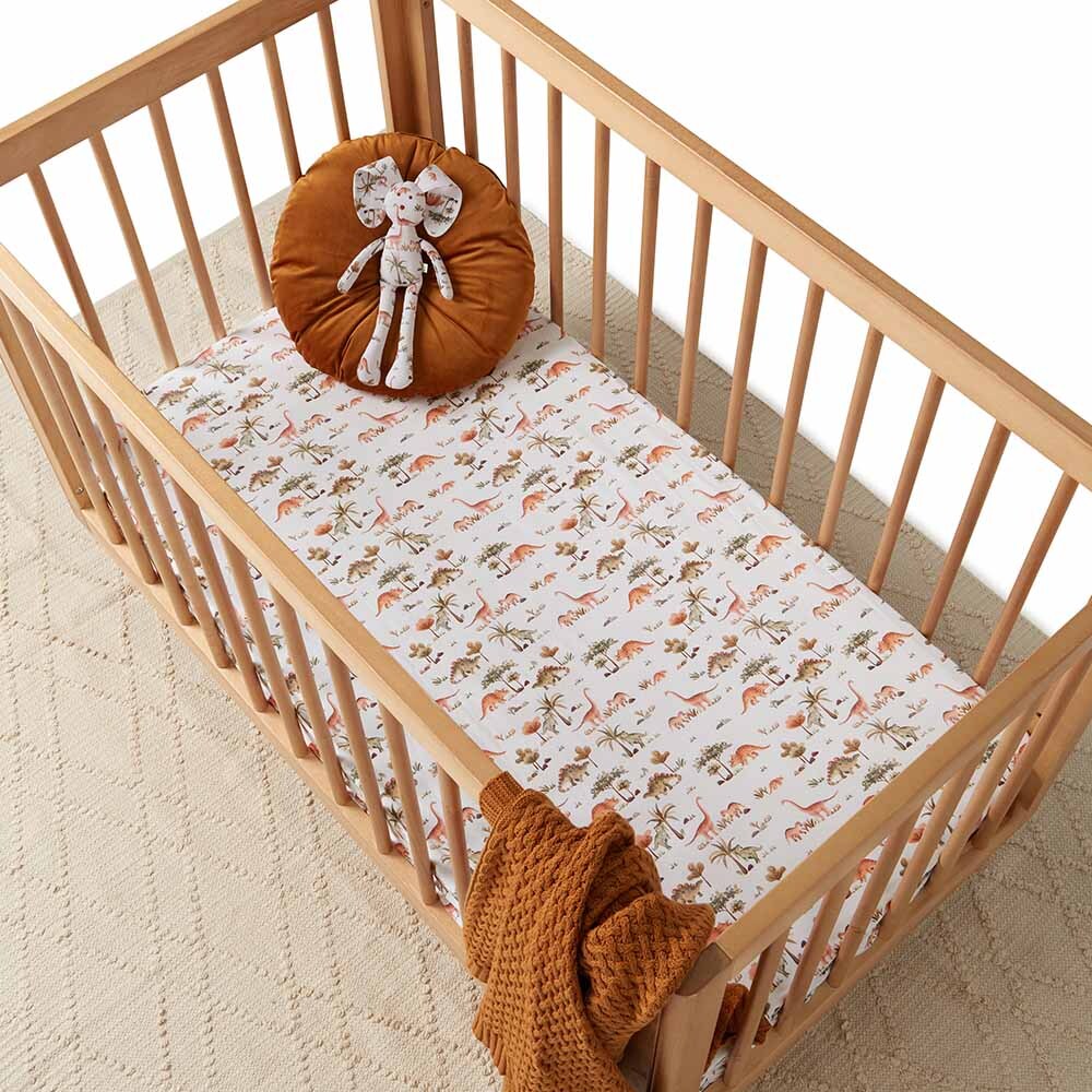 Snuggle Hunny Dino Cot Sheet