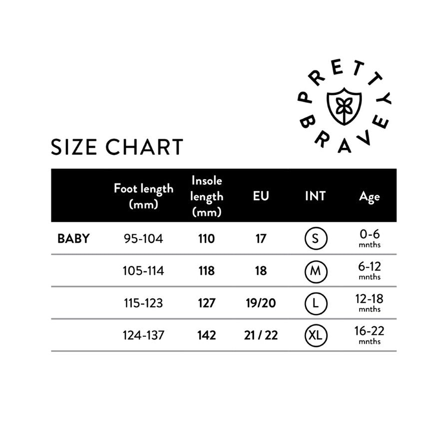 Pretty Brave Baby Shoe - Morgan Tan