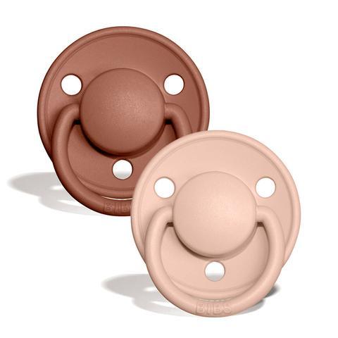 Bibs De Lux Pacifier / Silicone - Woodchuck + Blush