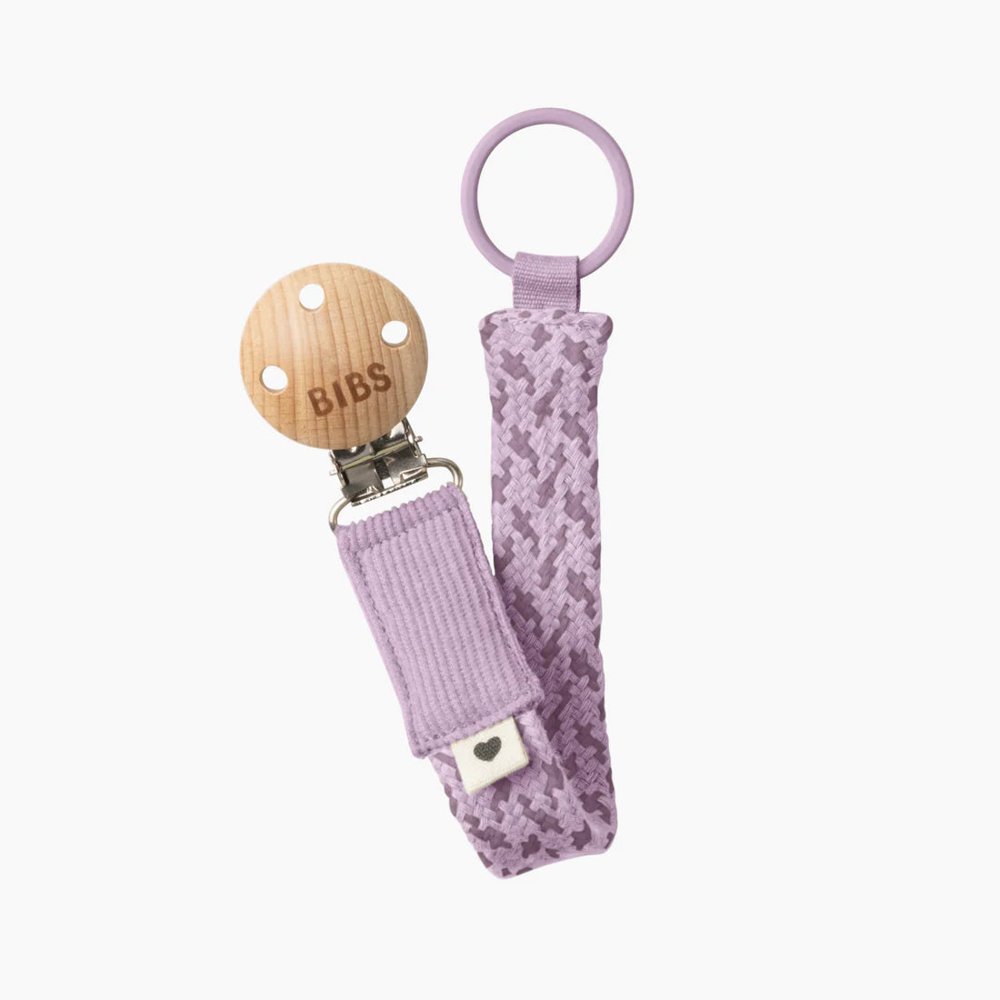 Bibs Pacifier Clip - Violet Sky/Mauve