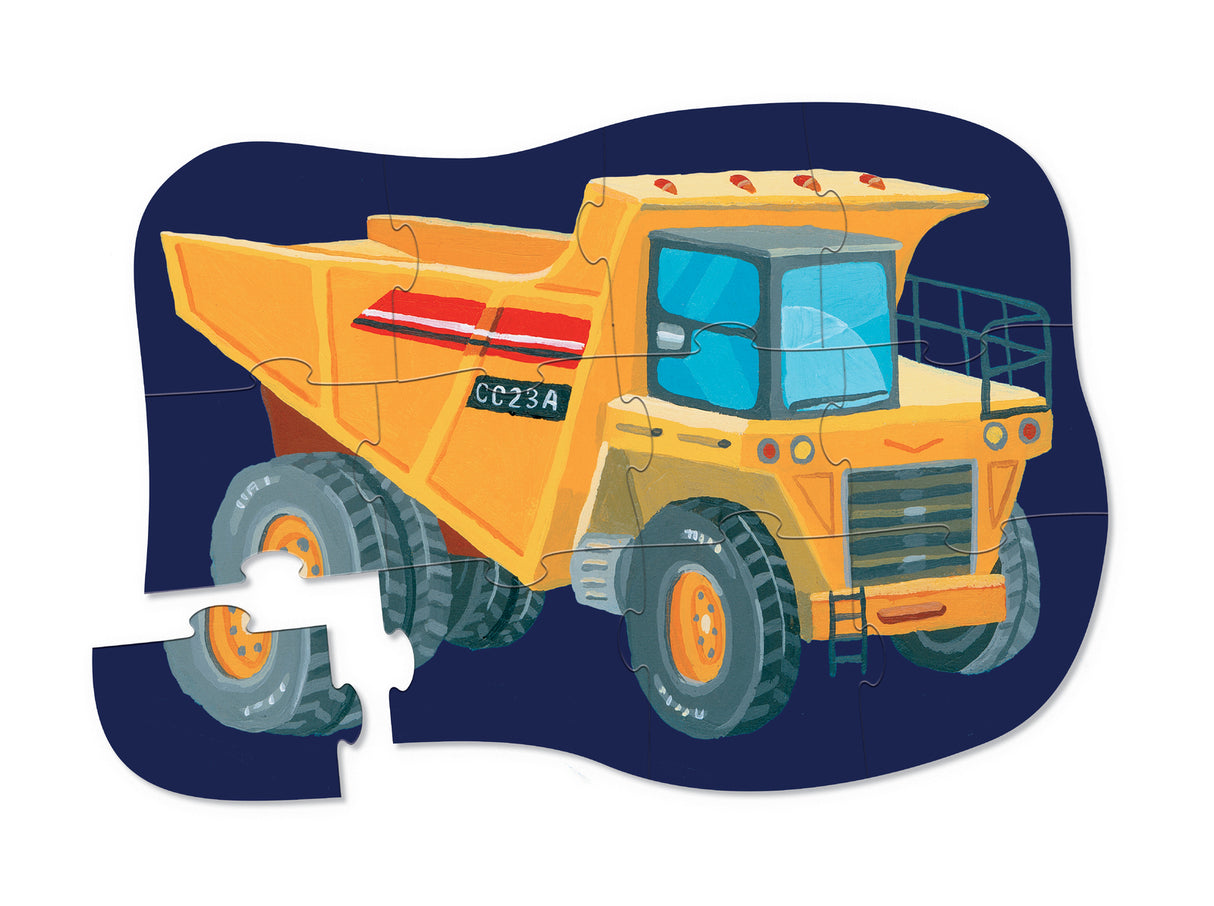 Crocodile Creek Mini Puzzle 12pc - Construction