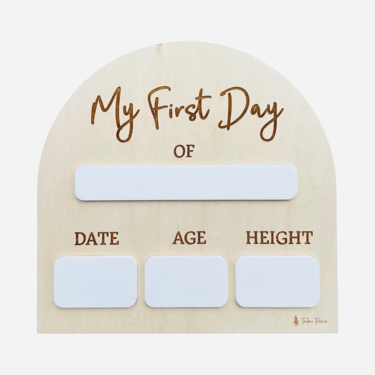 First Day/Last Day Plaque - Blackboard