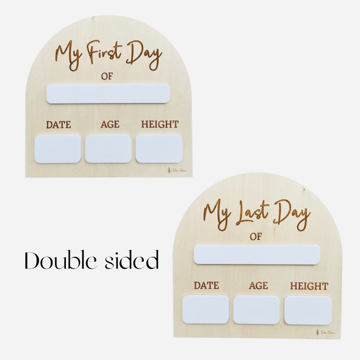 First Day/Last Day Plaque - Blackboard