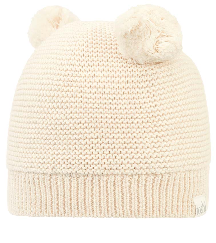 Toshi Snowy Beanie - Feather