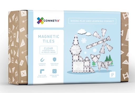 Connetix Clear Starter Pack 34pc